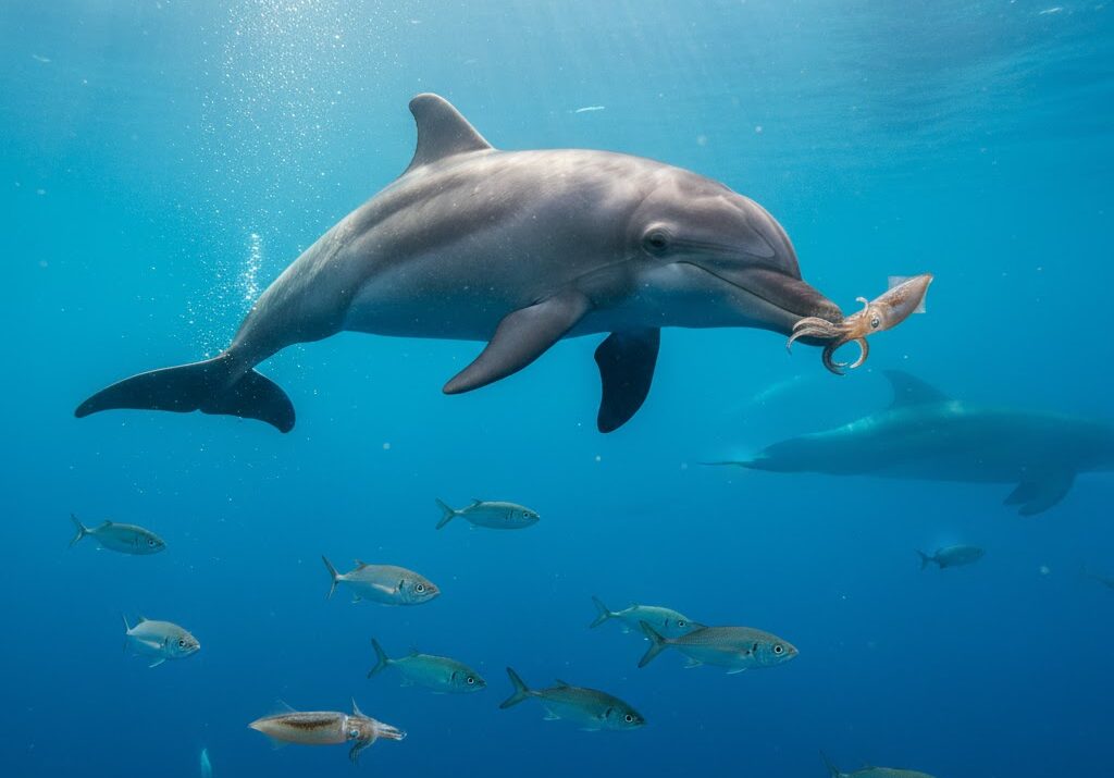 Lumba-Lumba: Superhero Laut yang Gemar Makan Ikan dan Cumi-Cumi!